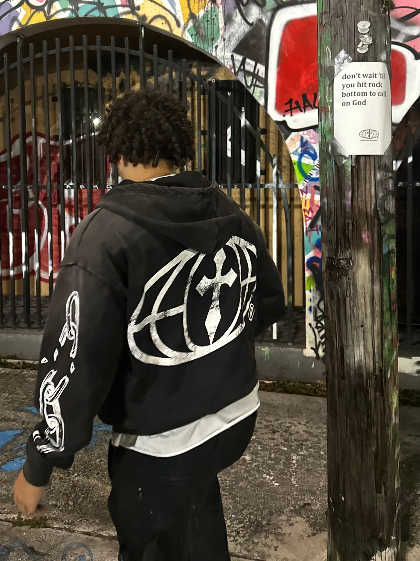 "BROKEN CHAINS" Double Zip Hoodie