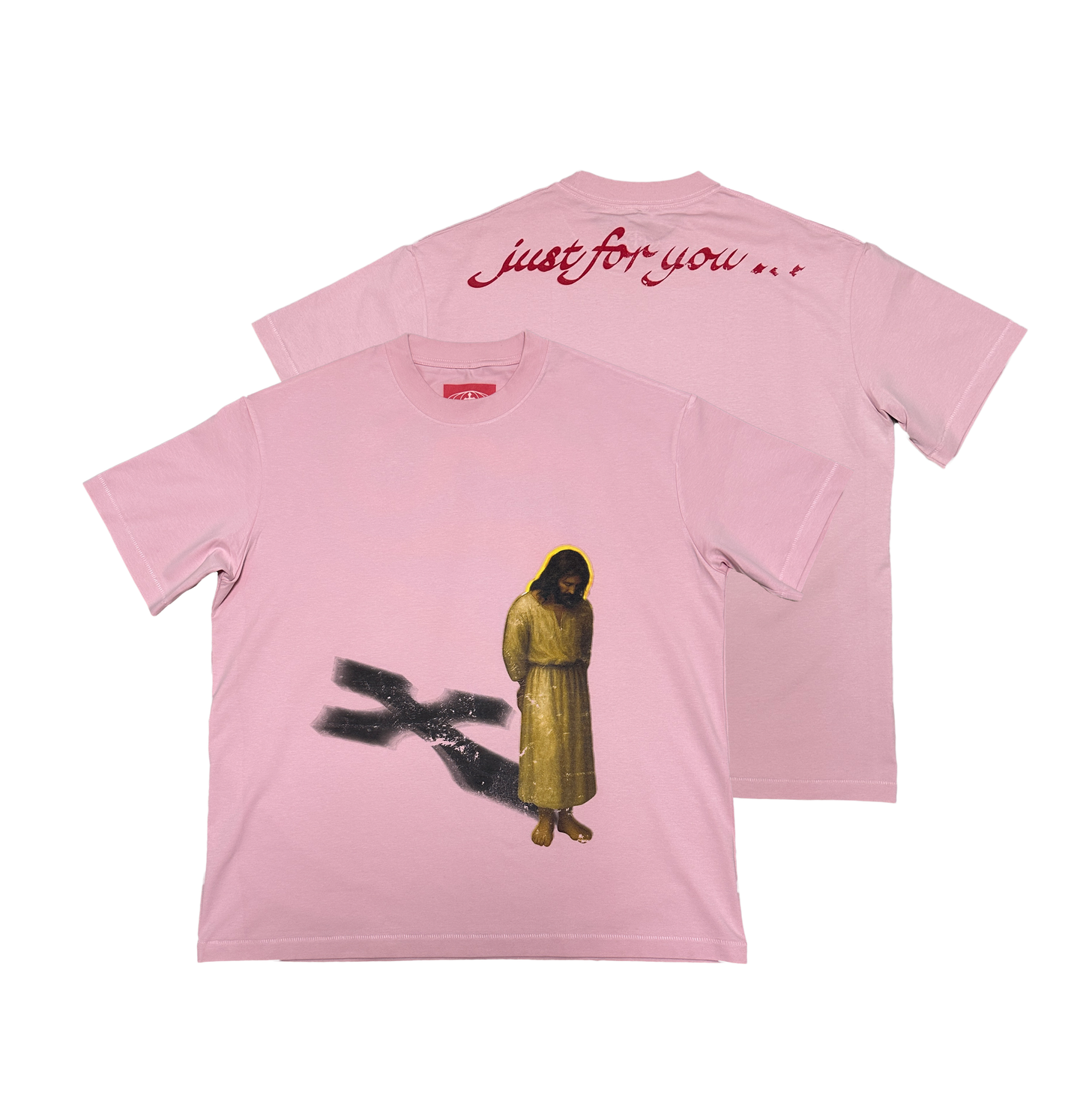"JUST FOR YOU" Pink Tee