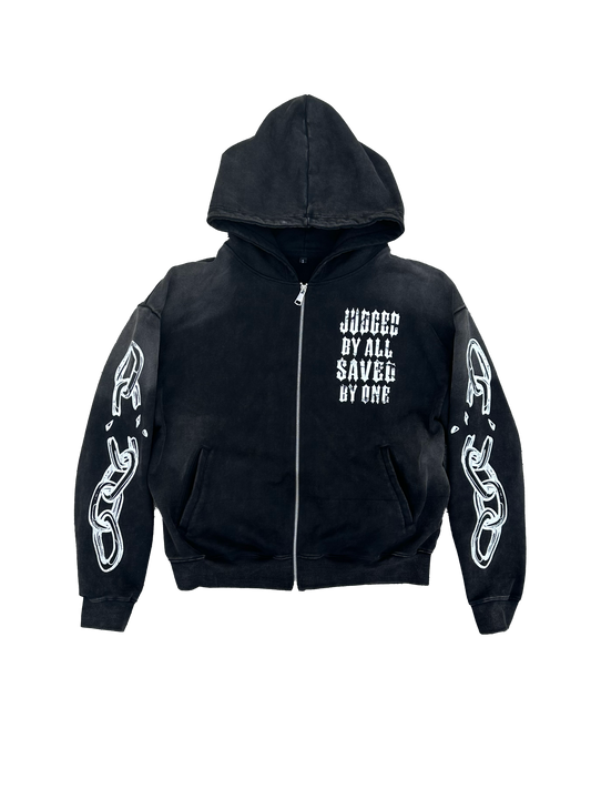 "BROKEN CHAINS" Double Zip Hoodie