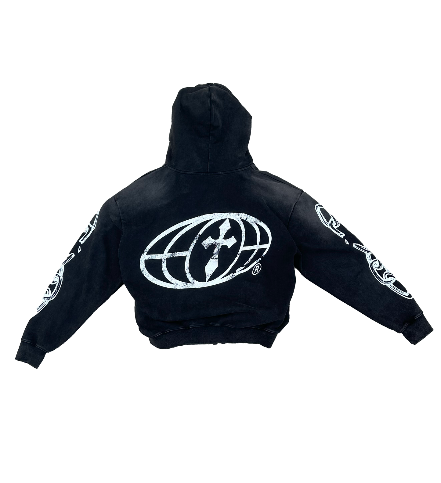 "BROKEN CHAINS" Double Zip Hoodie
