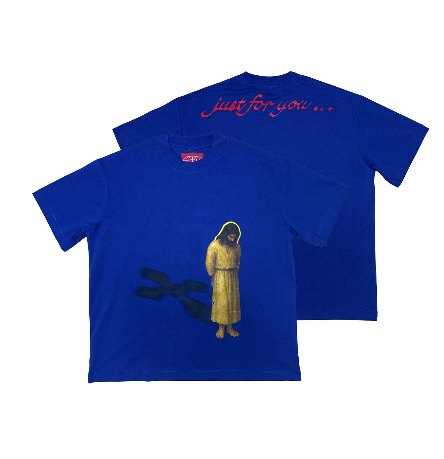 "JUST FOR YOU" Blue Tee