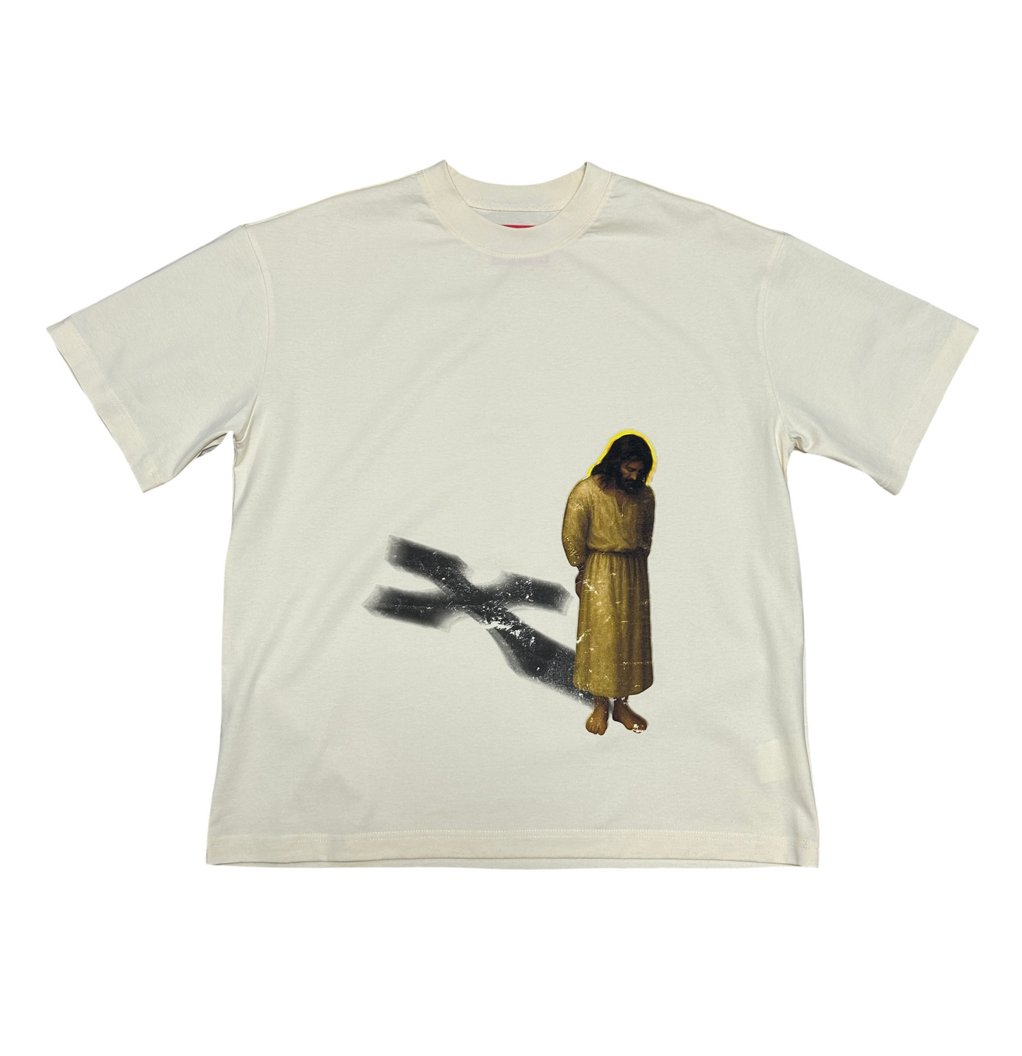 "JUST FOR YOU" Cream Tee